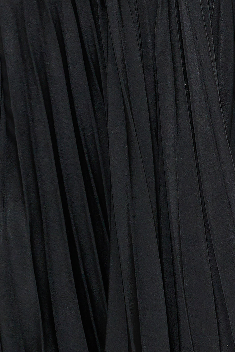 Girls Love Style Satin Mini Dress Black