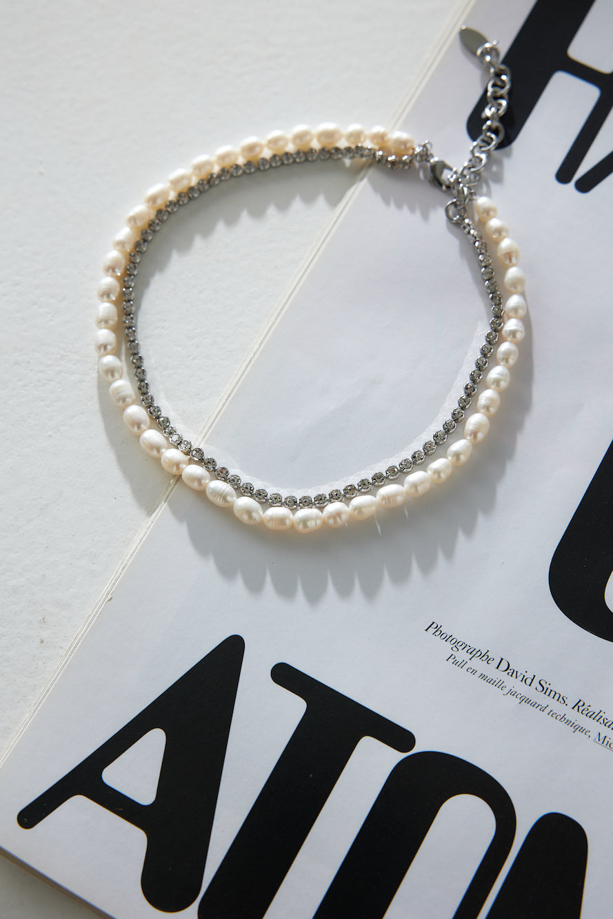 Freshwater Pearls Catherina Necklace White