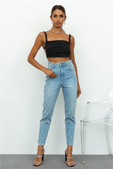 Adoring Life Crop Black