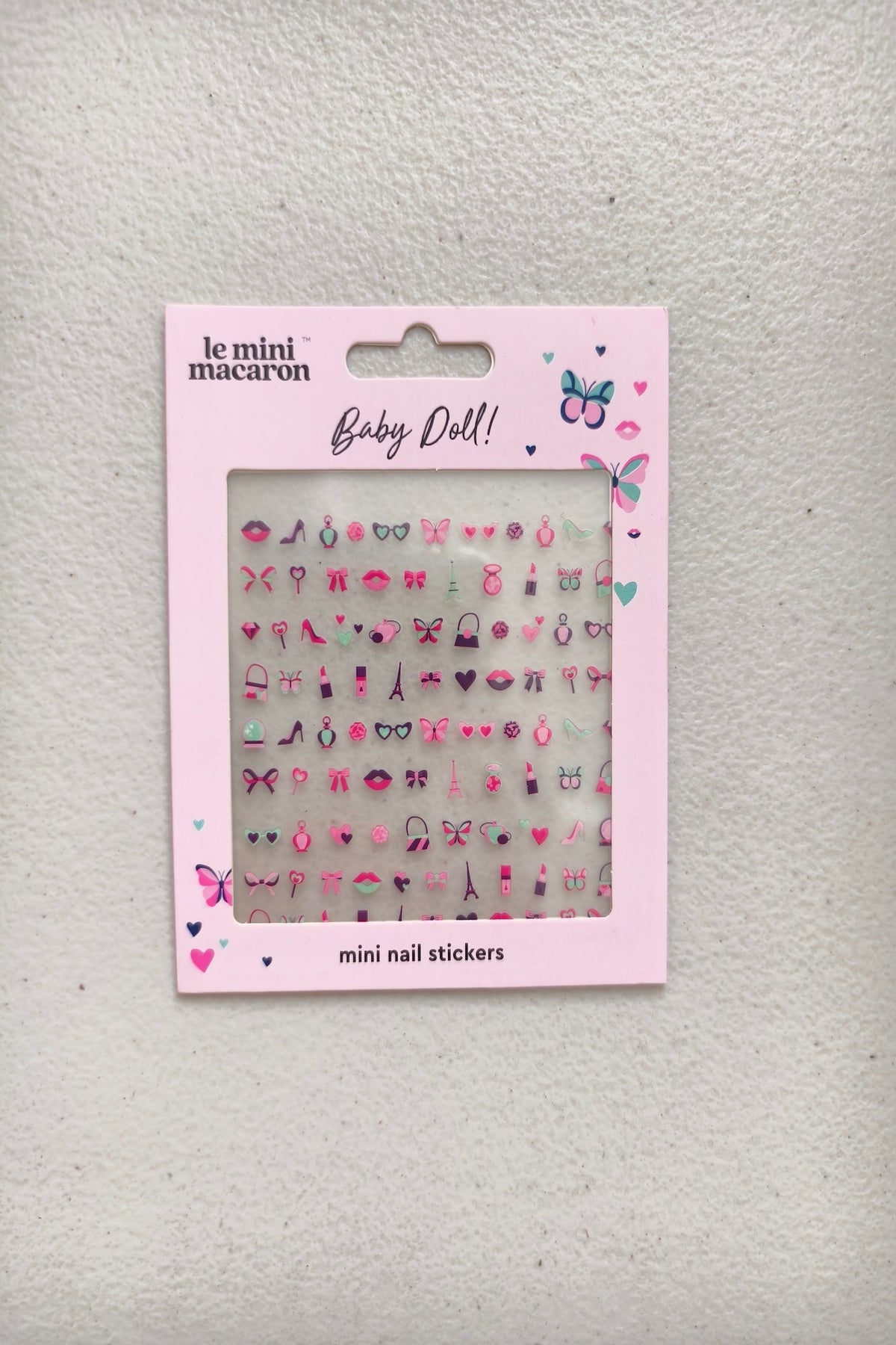 leminimacaron nail stickers pink