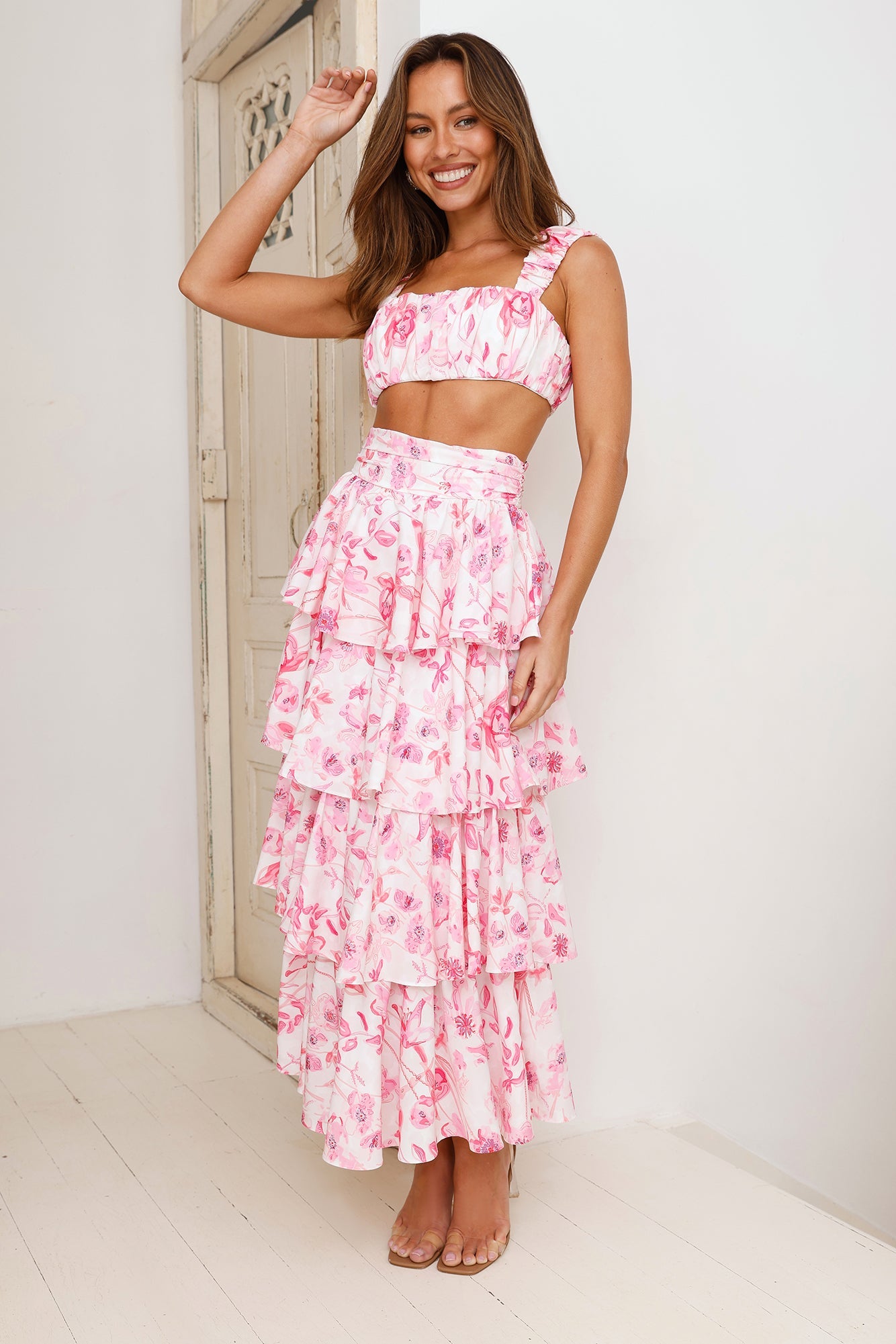 Journey Of Style Crop Top Pink