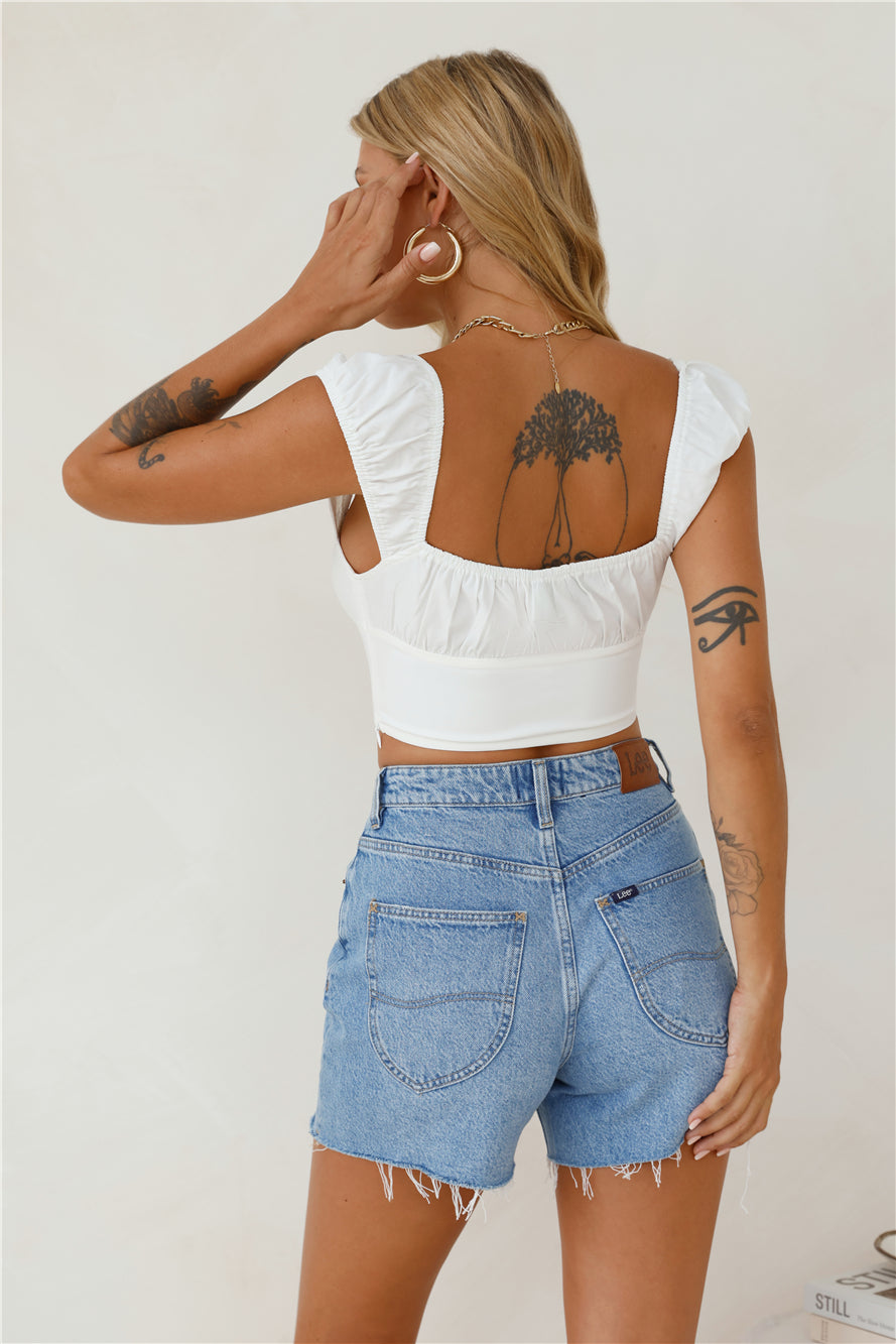LEE High Relaxed Shorts Risk Blue