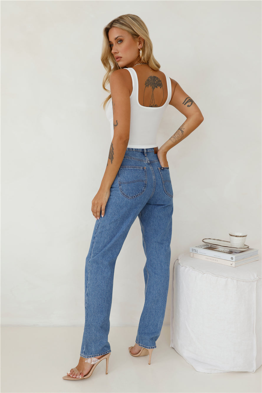 Ideal Match Crop Top White