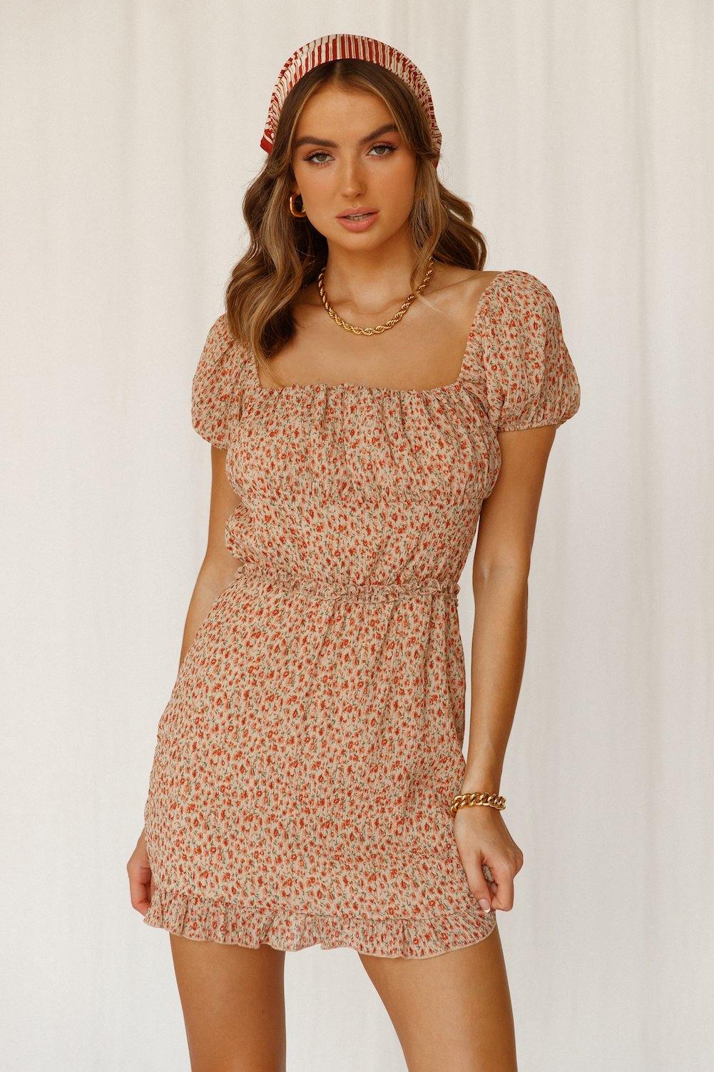 Make It About Me Dress Beige