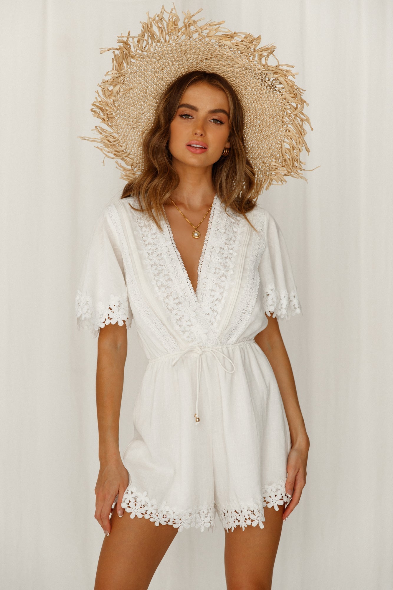 Army Of Two Romper White