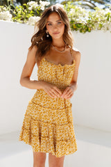 Morning Mimosas Dress Mustard