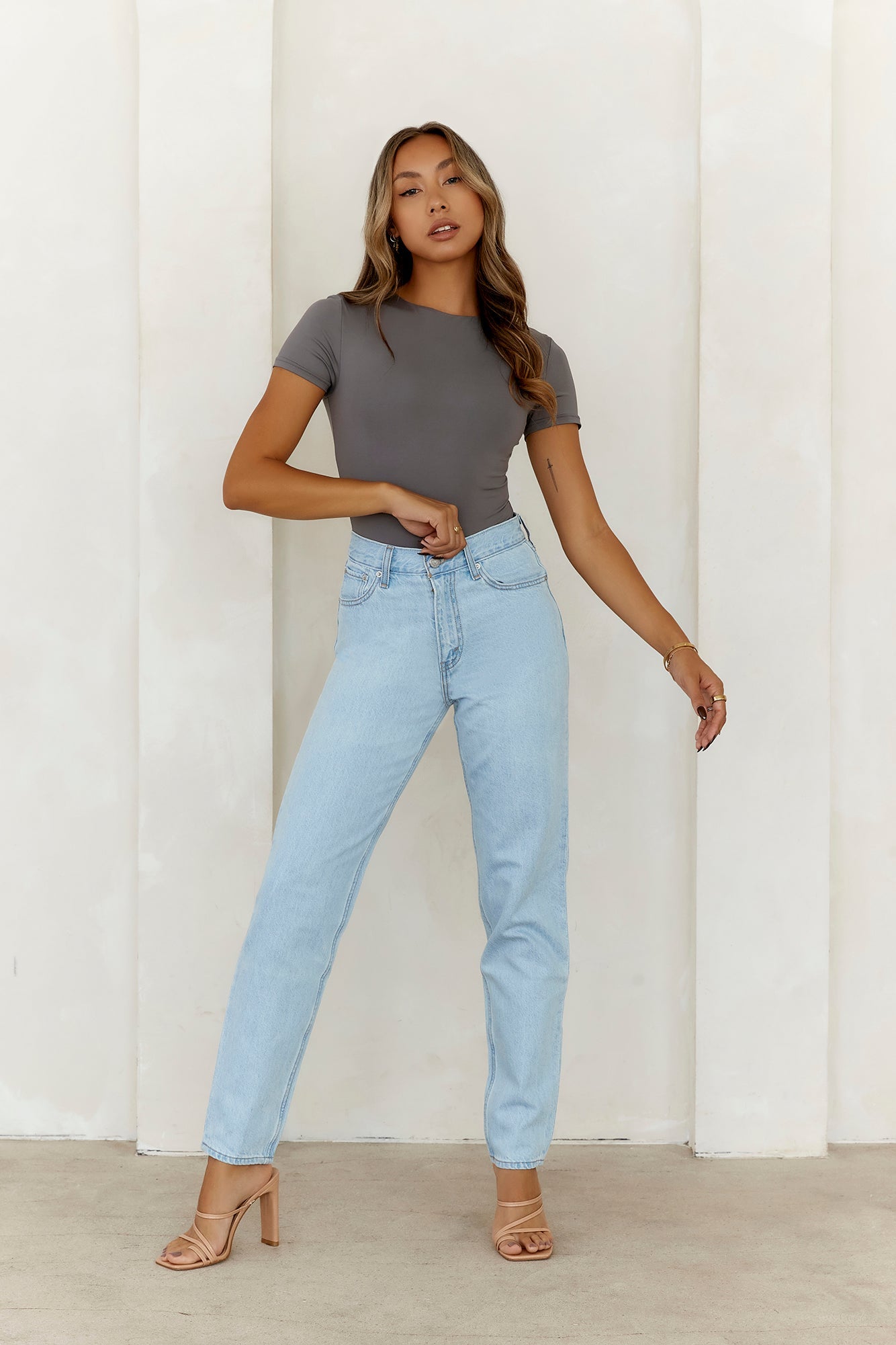 BASE Core Contour Bodysuit Charcoal
