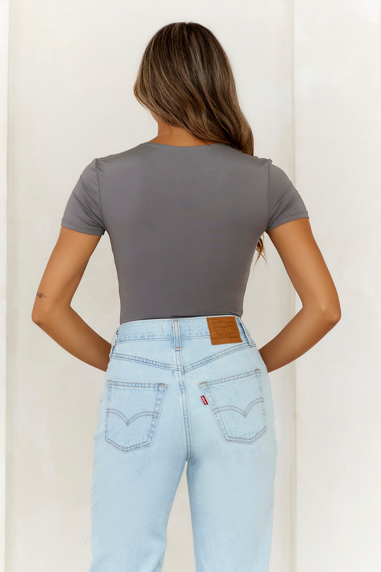 BASE Core Contour Bodysuit Charcoal