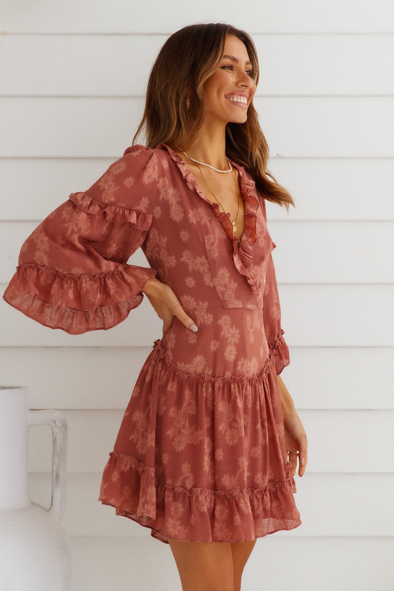 Gorgeous Girl Dress Rose