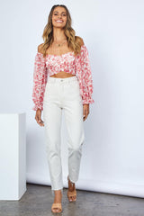 ABRAND A 94 High Slim Jeans Stone