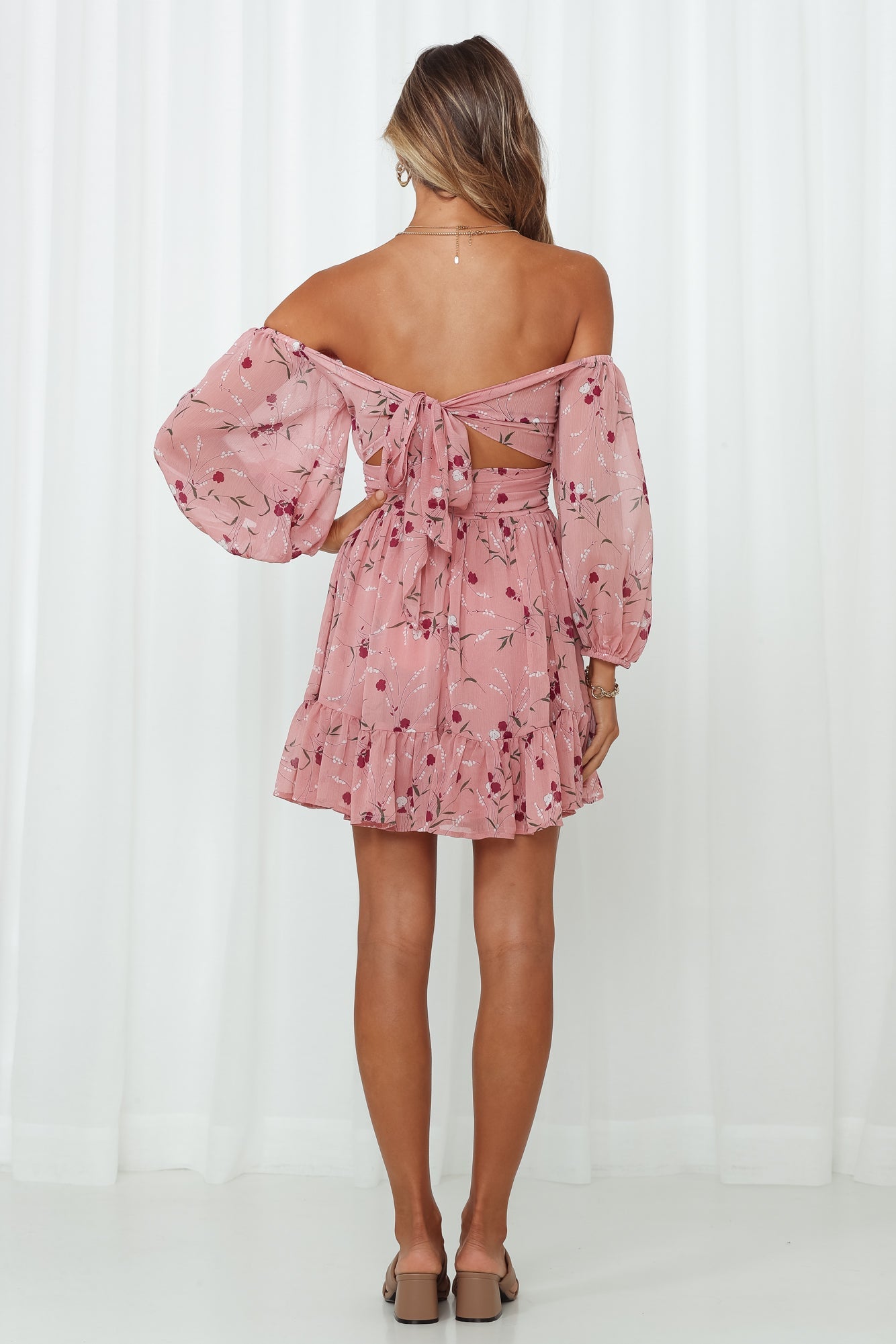 Night Garden Dress Rose