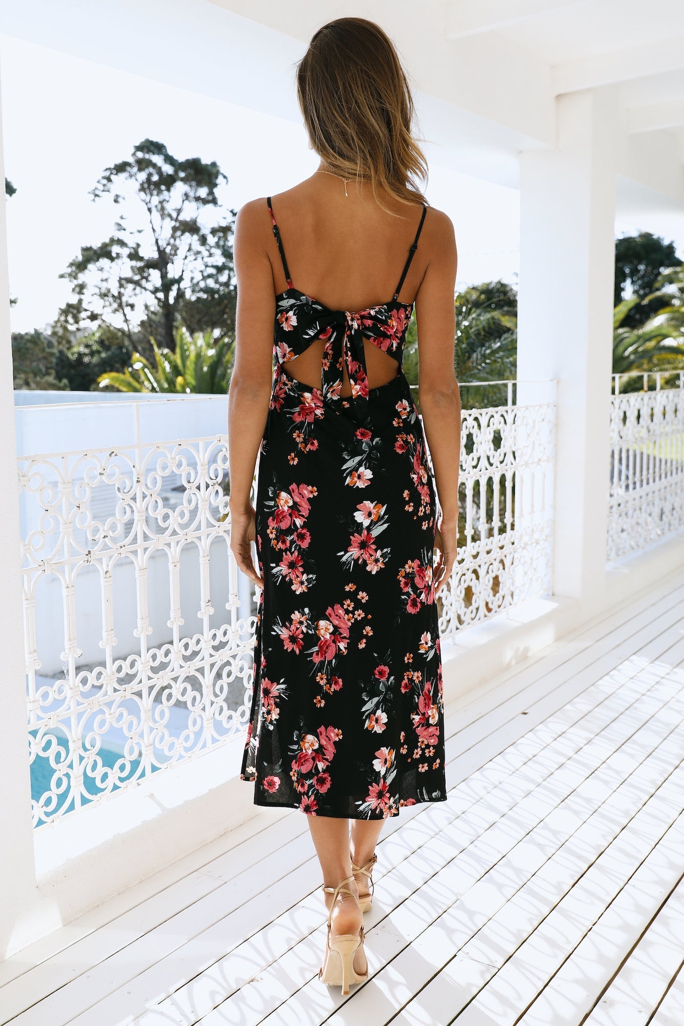 A Little More And More Midi Dress Black