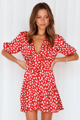 Dainty Dreams Dress Red