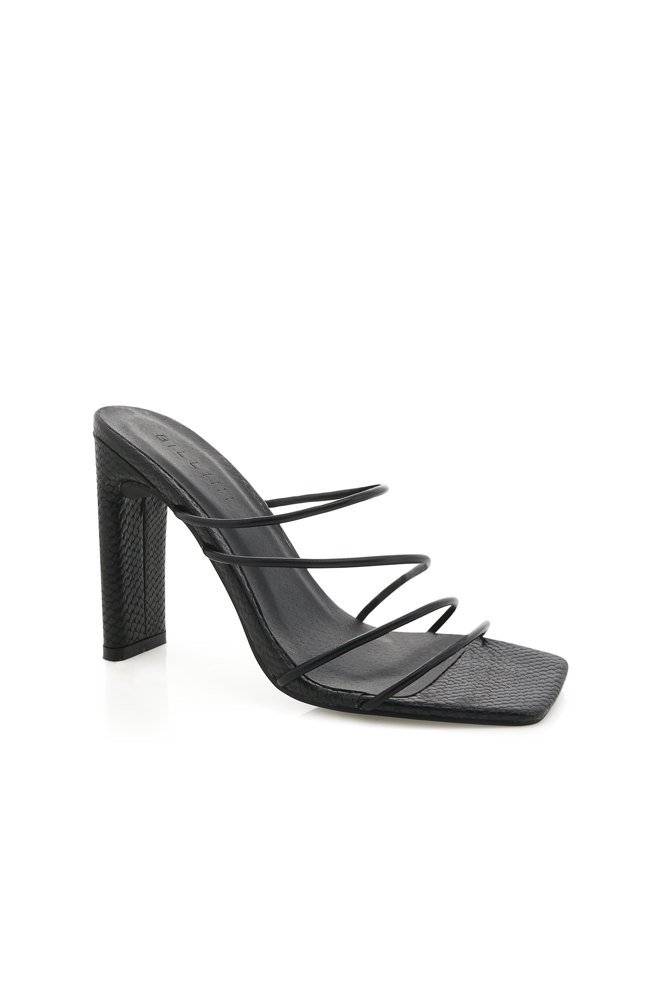 Chara Heels Black Scale