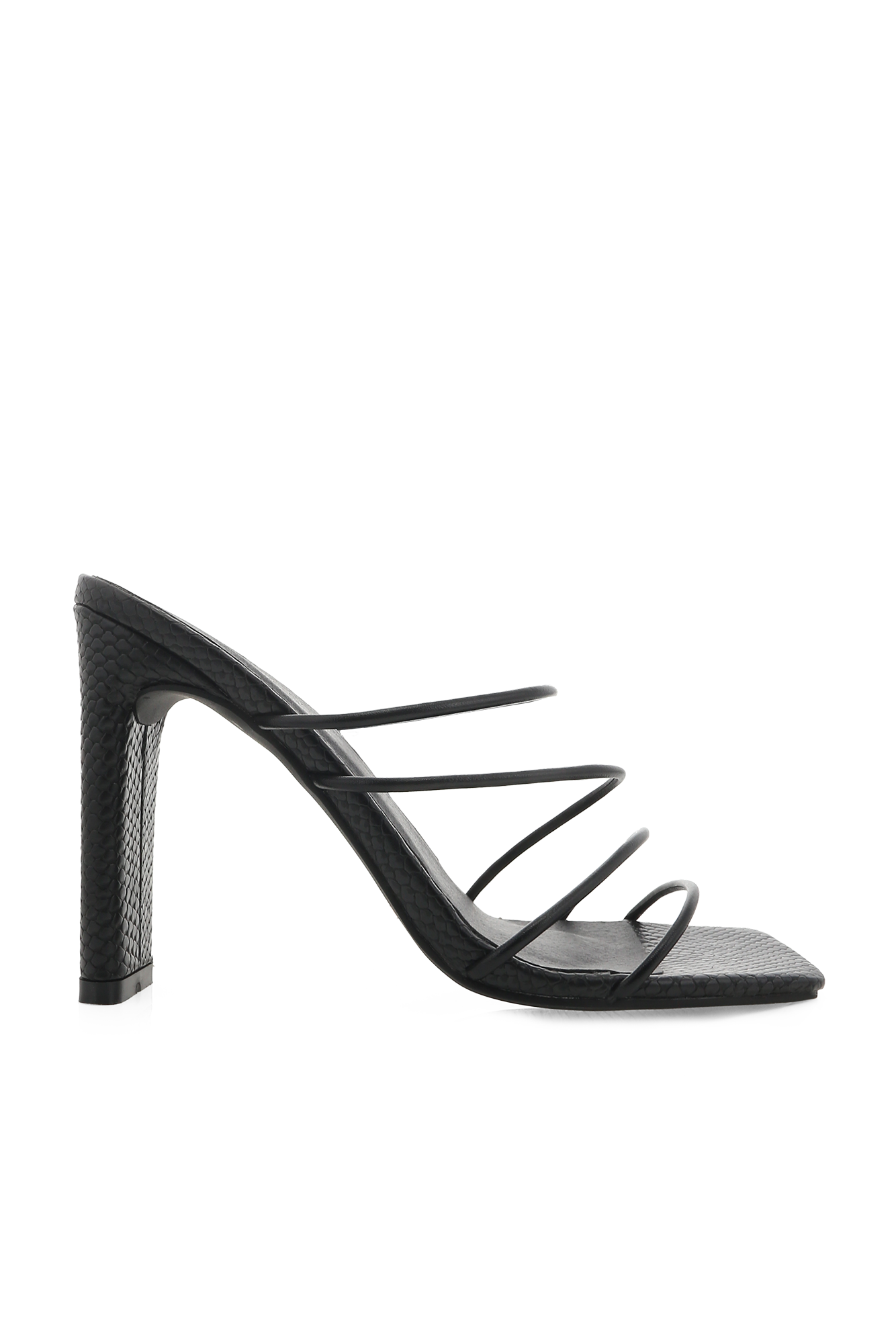 Chara Heels Black Scale
