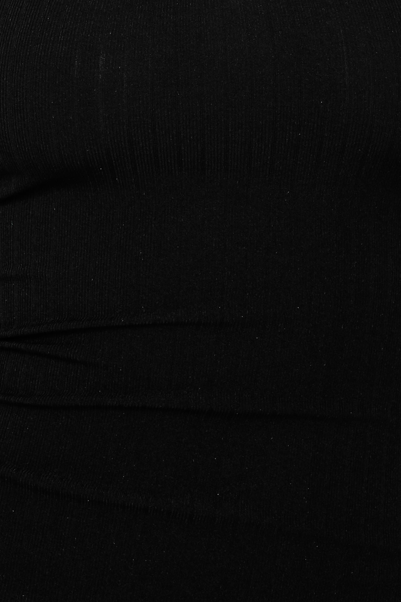 Listen To My Voice Midi Dress Black