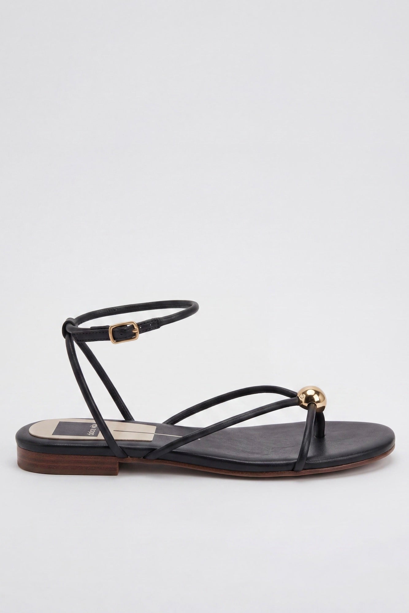 Kenley Sandals Black Leather