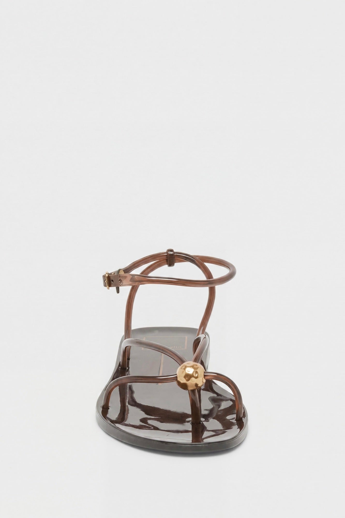 Kenley Vinyl Sandals Chocolate Jelly