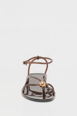 Kenley Vinyl Sandals Chocolate Jelly