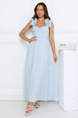 Dusk Pop Maxi Dress Blue