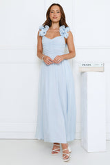 Dusk Pop Maxi Dress Blue
