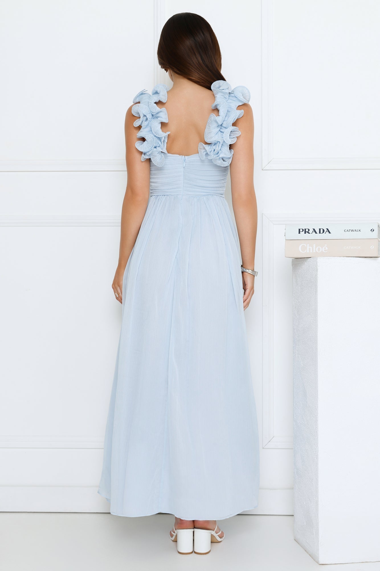 Dusk Pop Maxi Dress Blue