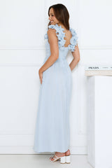 Dusk Pop Maxi Dress Blue