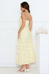 Daisy Whisper Maxi Dress Yellow