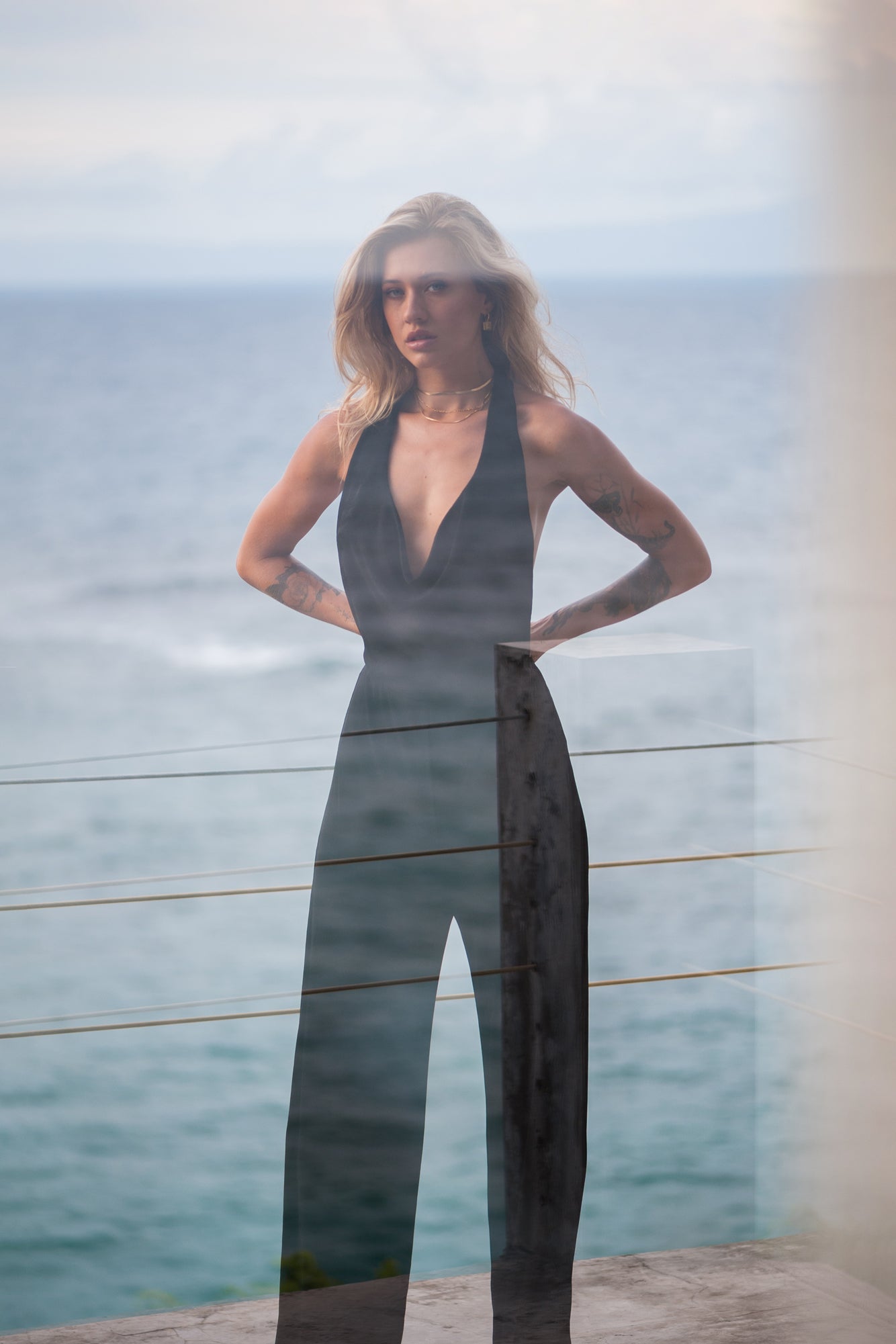 HELLO MOLLY Love In The Sun Jumpsuit Black